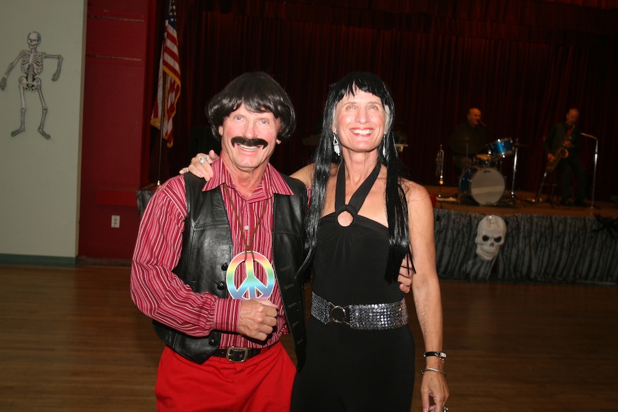 Dancing at tghe Santa Ana Elks Halloween Ball