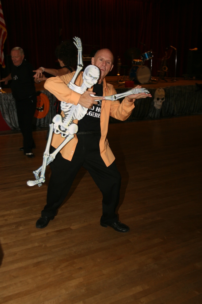 Dancing at tghe Santa Ana Elks Halloween Ball