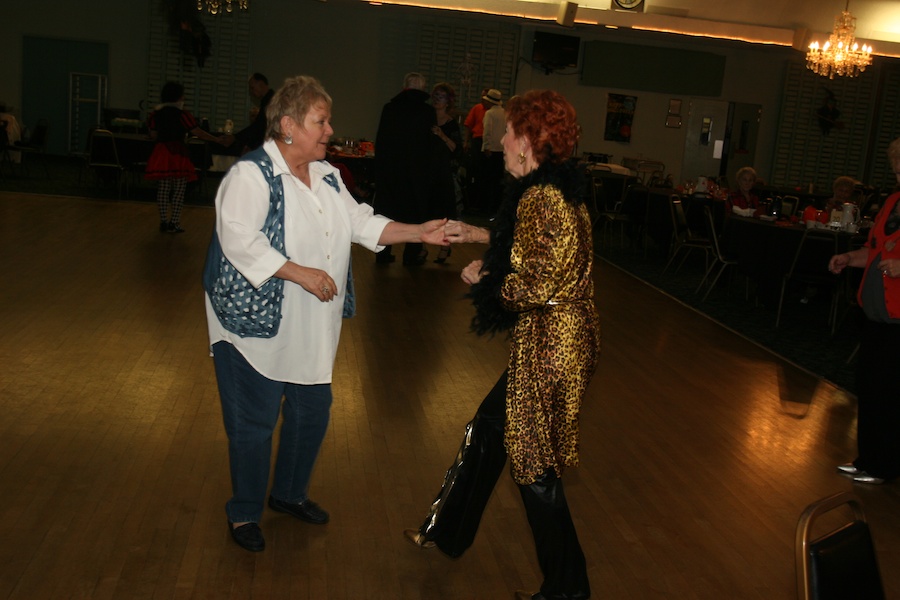 Dancing at tghe Santa Ana Elks Halloween Ball