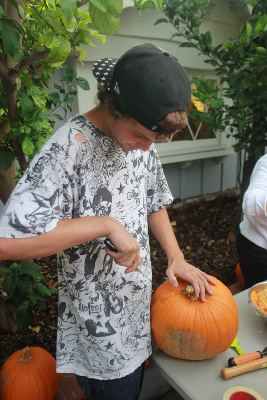 Pumpkin carving 10/25/2015