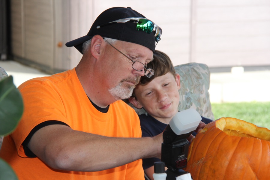 Pumpkin carving 2021 at Casa Valencia