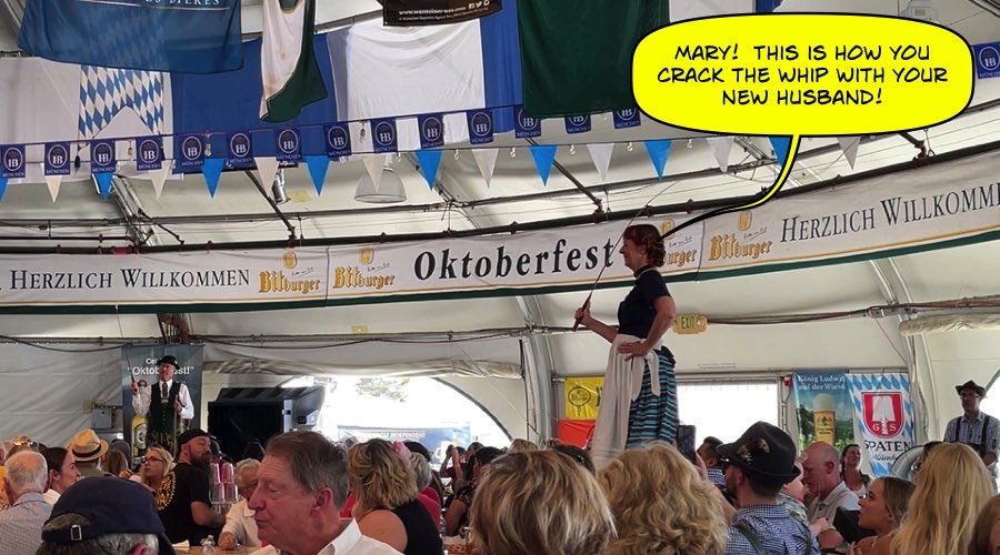 Octoberfest at the Phoenix Club 2021 with Mary, Becky, Dan, Colleen, Robin, and Bob!