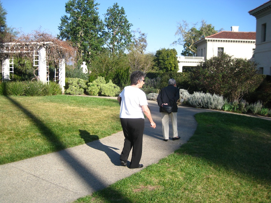 Visiting the Hungtington Gardens for a birthday celebration 2/23/2014