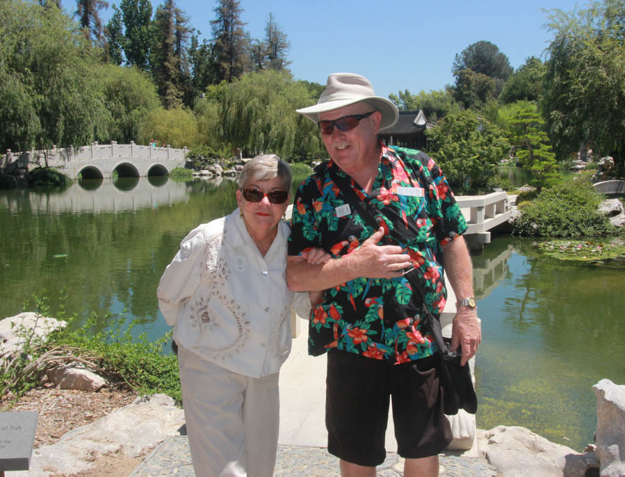 Visiting the Huntington Gardens July 13th 2015 with Charlotte and Greg