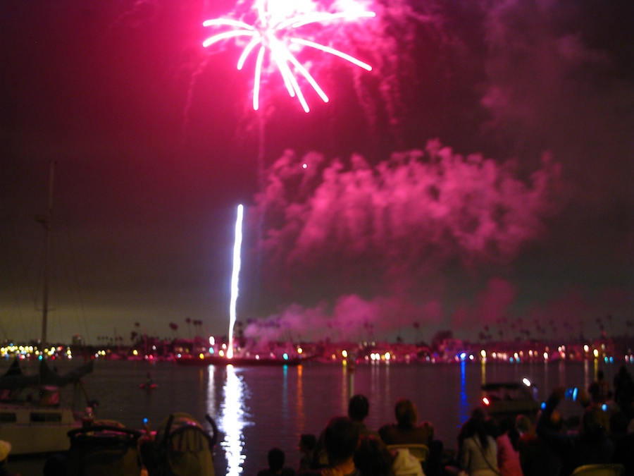 Fireworks at McKenns On The Bay July 3rd 2012