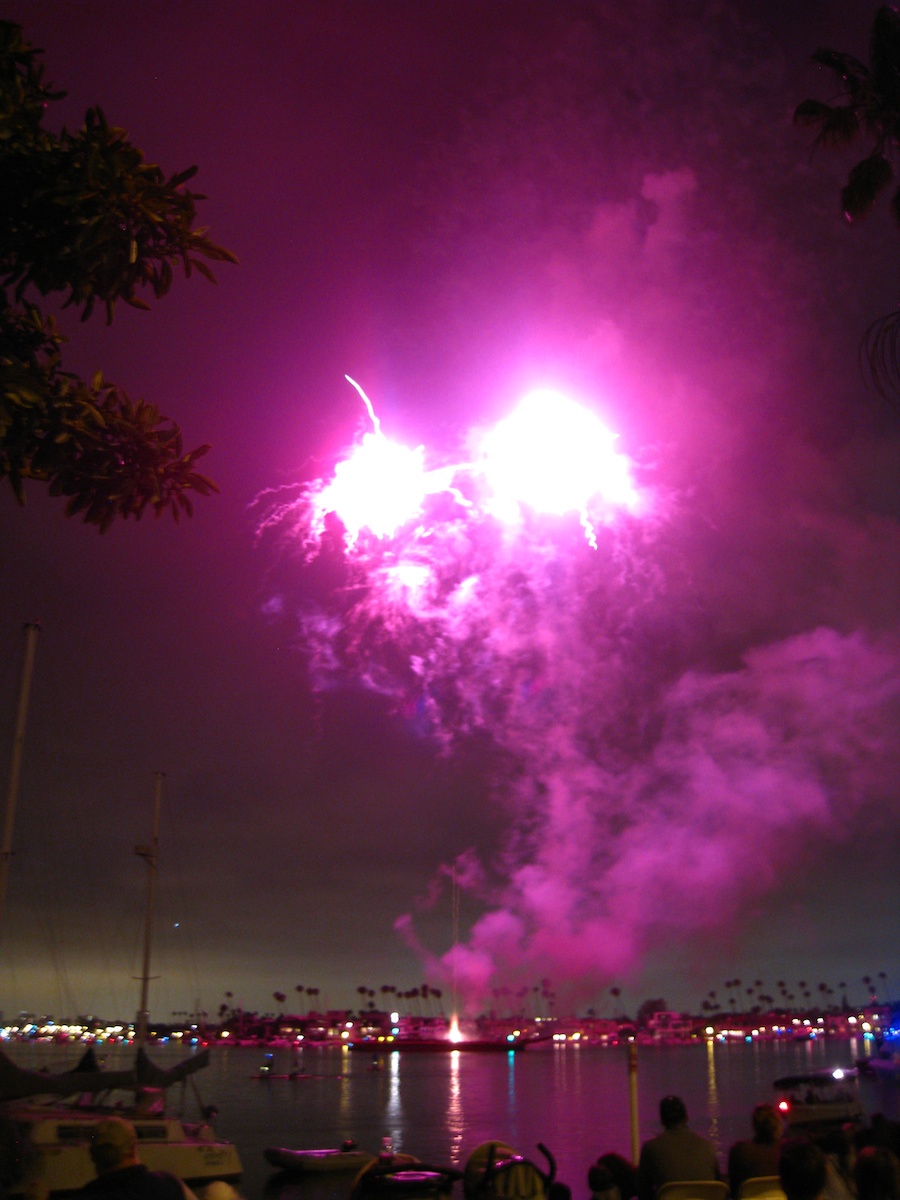 Fireworks at McKenns On The Bay July 3rd 2012