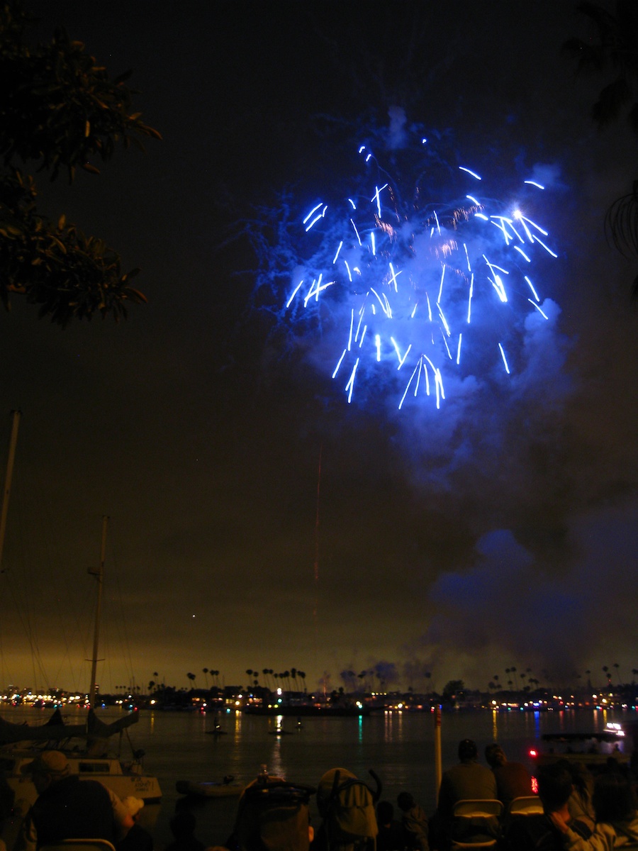Fireworks at McKenns On The Bay July 3rd 2012