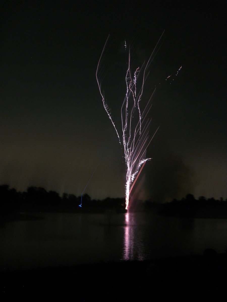 Post dinner fireworks show at ORCC