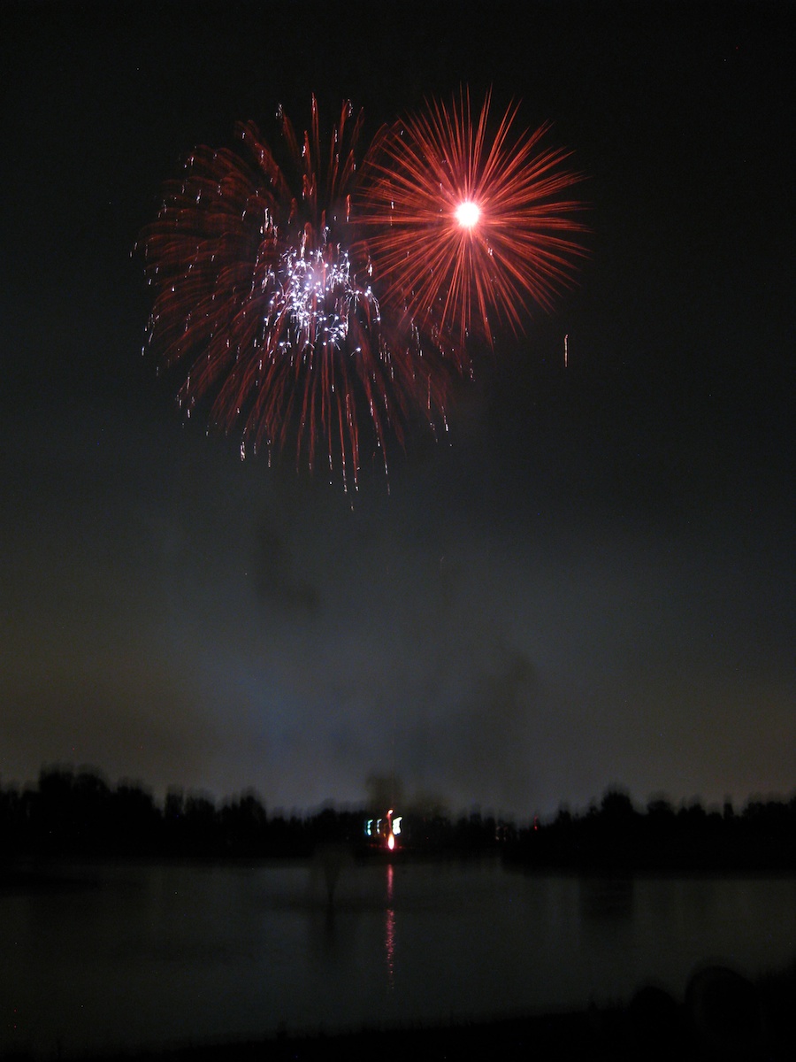 Post dinner fireworks show at ORCC