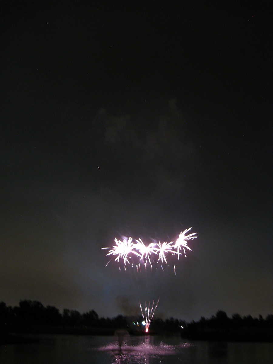 Post dinner fireworks show at ORCC