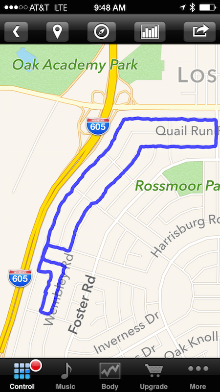 Walking in Rossmoor August 2015