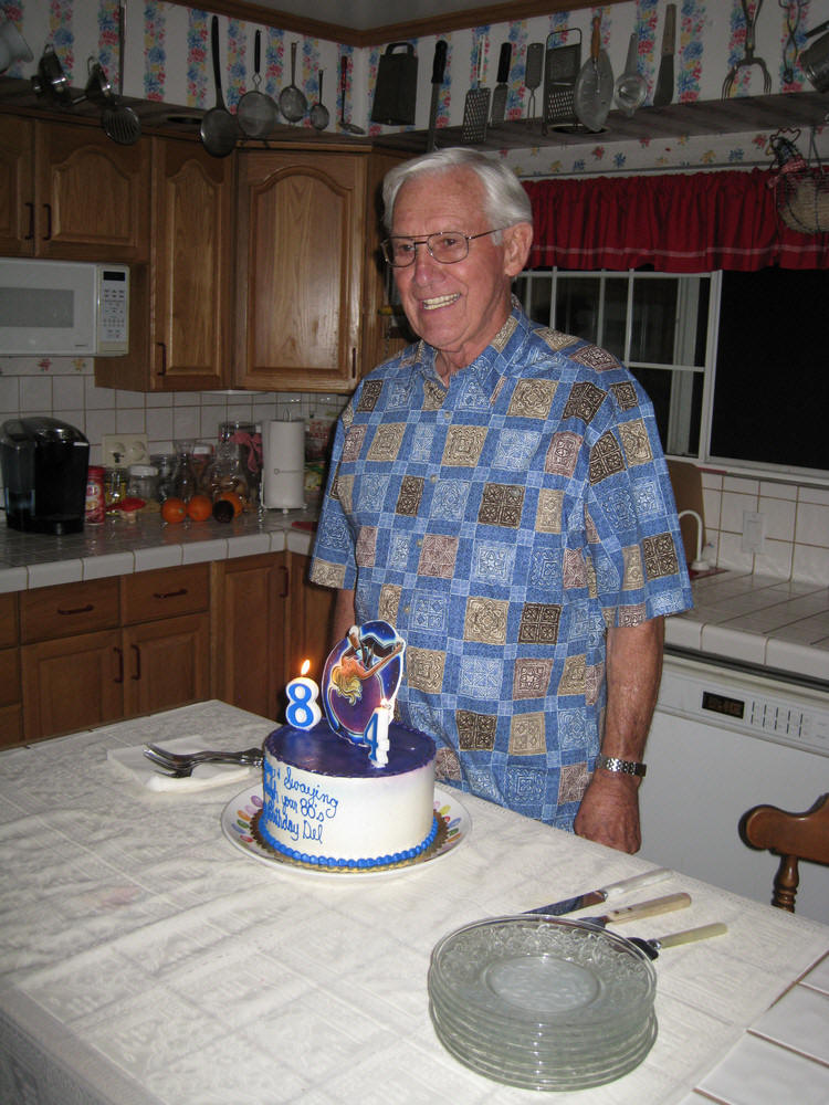 Del's 84th birthday