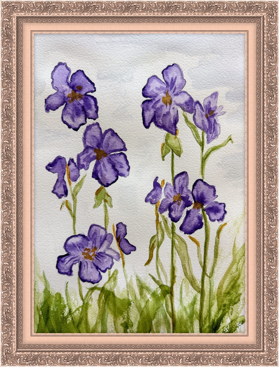 Mary's watercolors