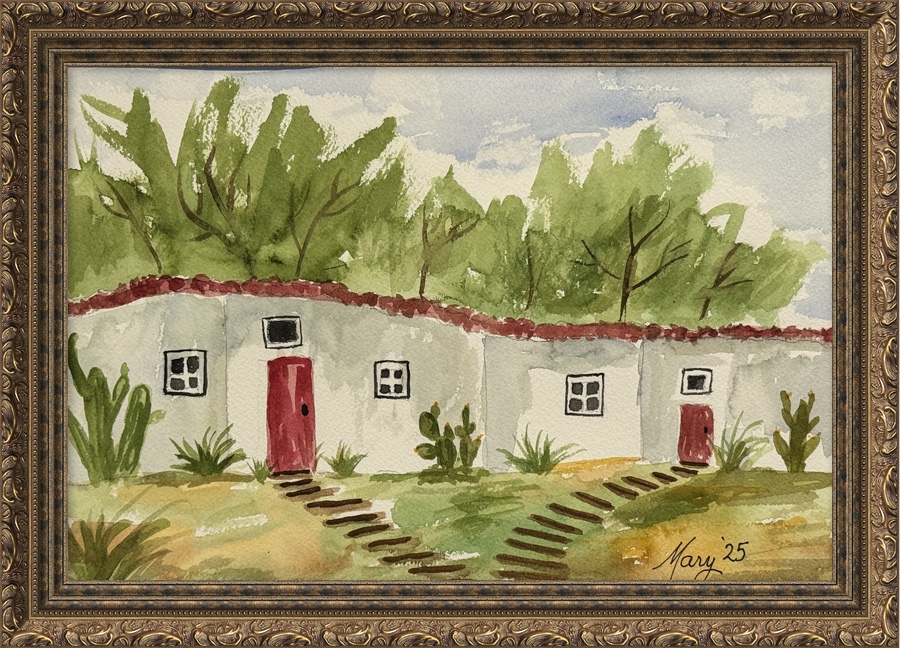 Mary's watercolors