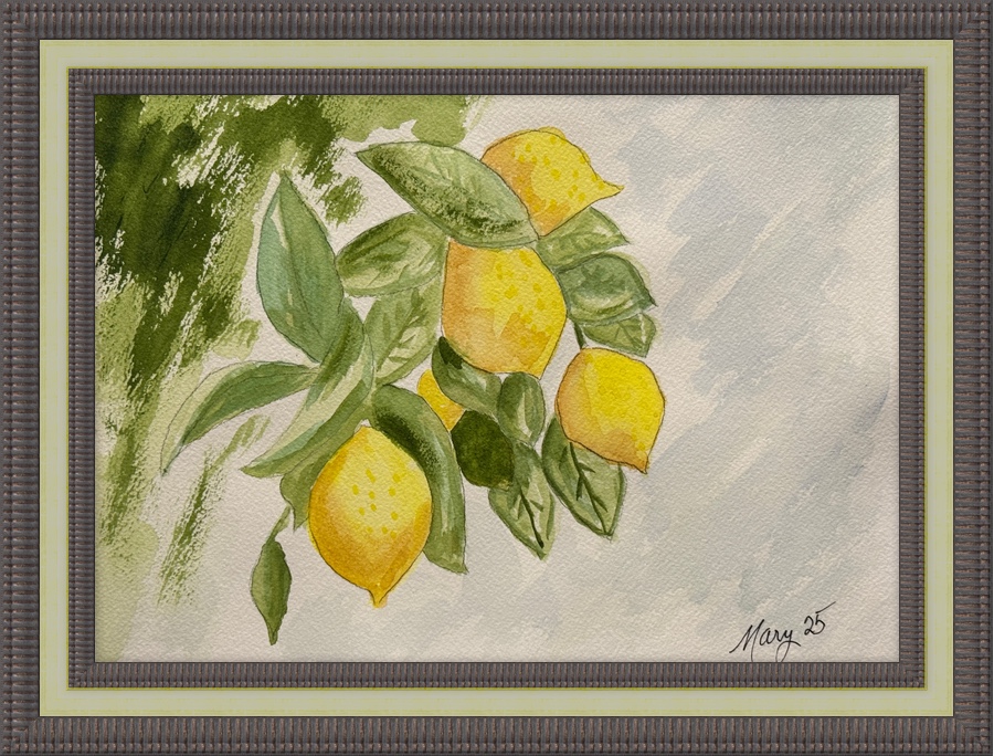 Mary's watercolors