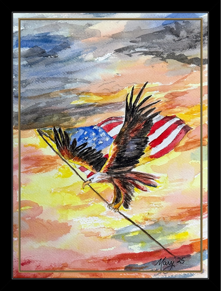 Mary's watercolor efforts