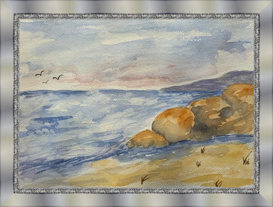 Mary's watercolor efforts