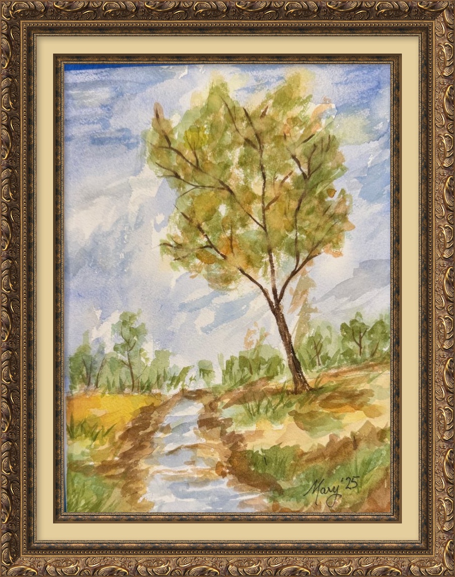 Mary's watercolors