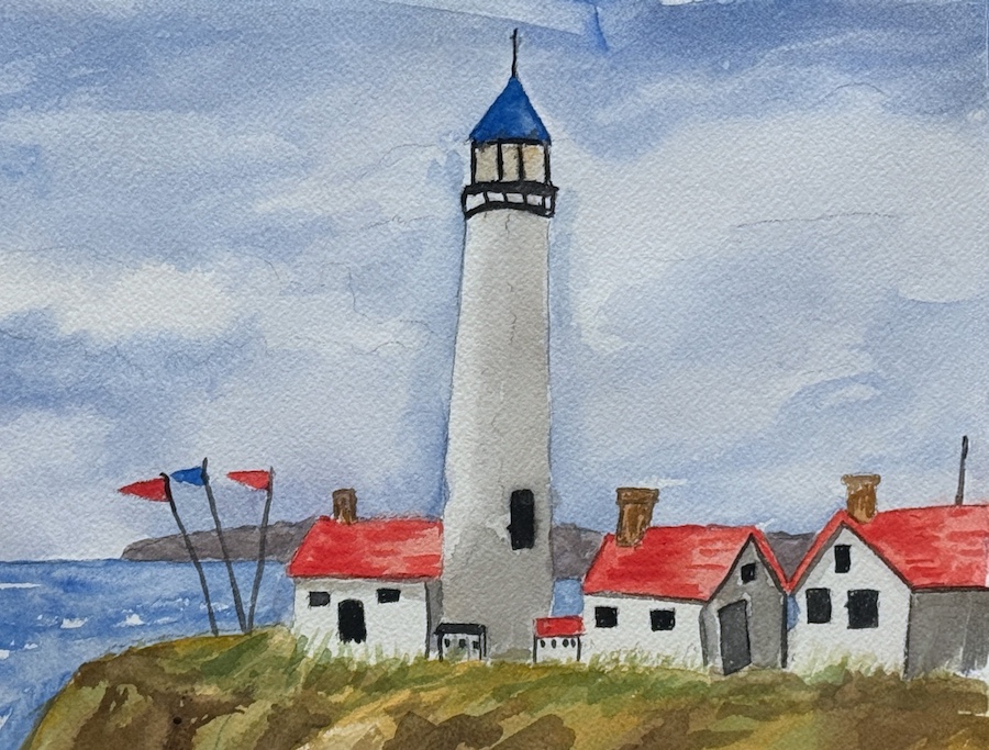Mary goes painting