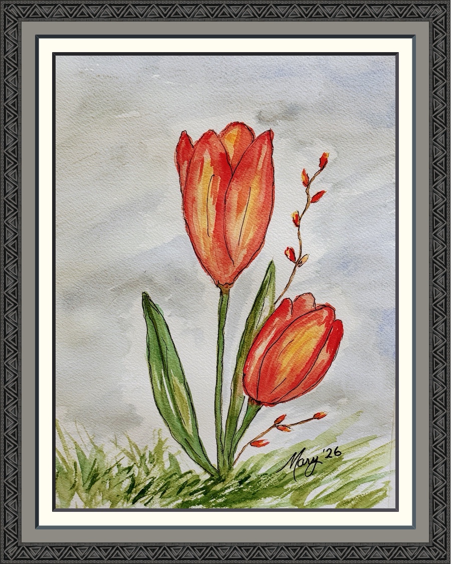Mary goes painting