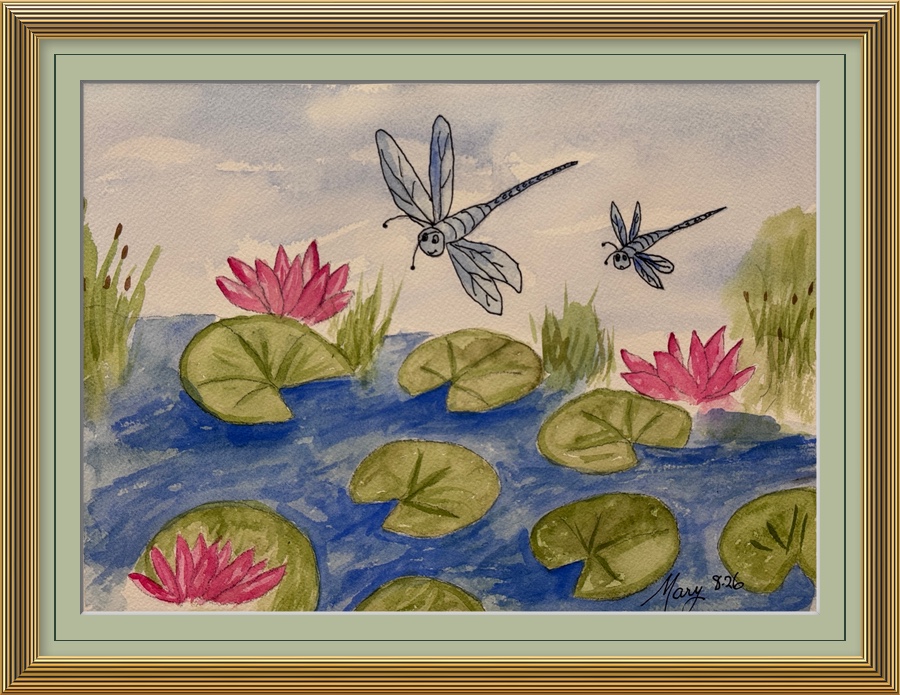 Mary's watercolors