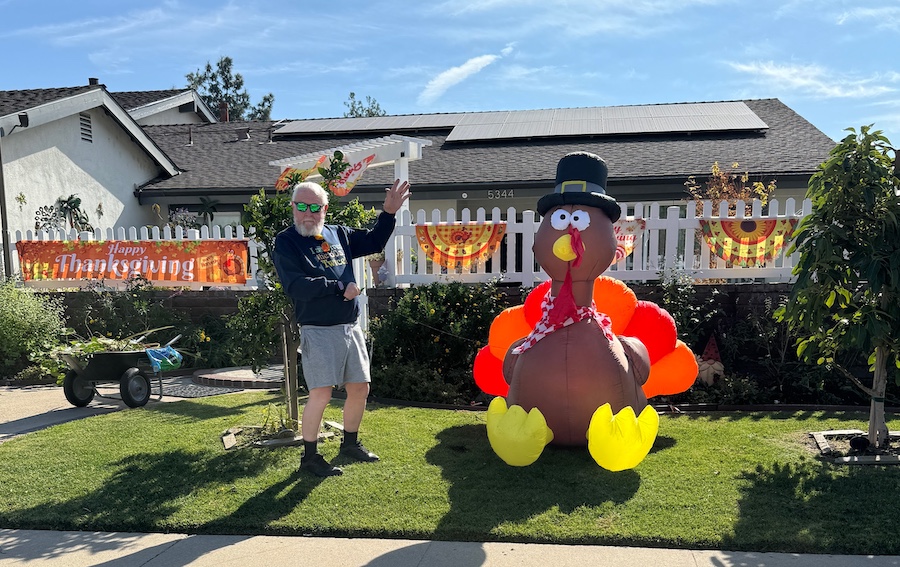 Decorated for Thanksgiving