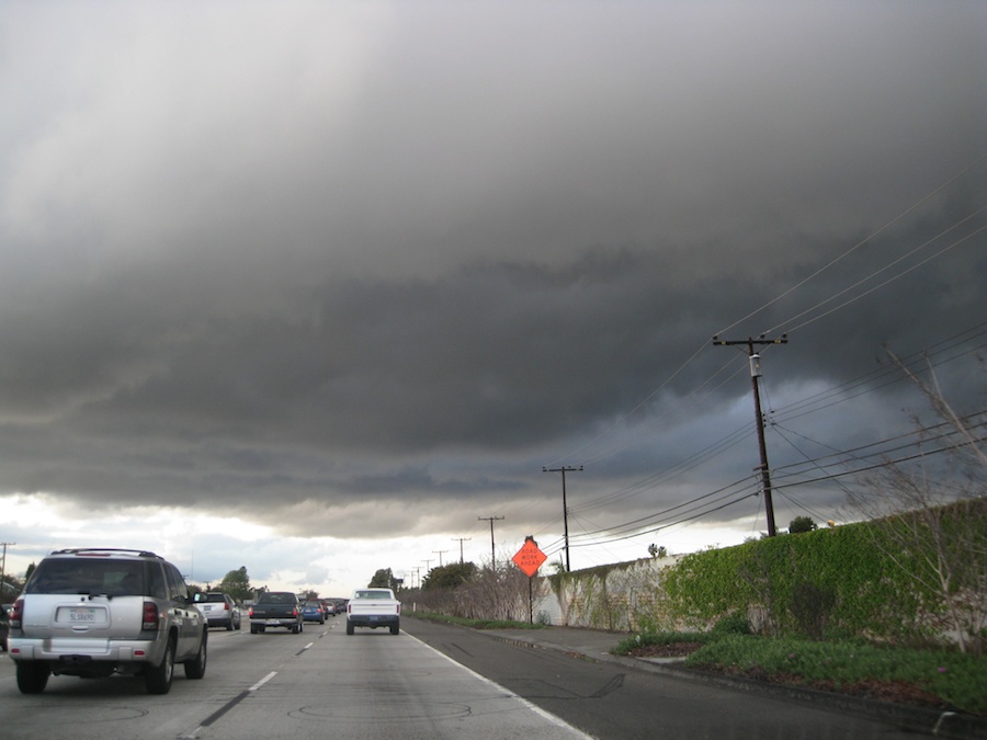 Storm clouds over Los Alamitos February 2012