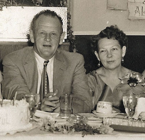 Paul W. & Georgia Liles 1954