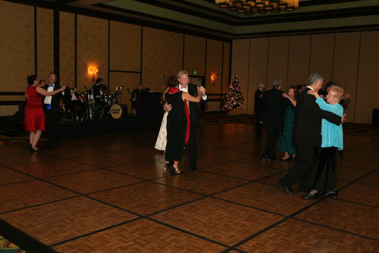 Dancing at the Snow Ball with the Nightlighters