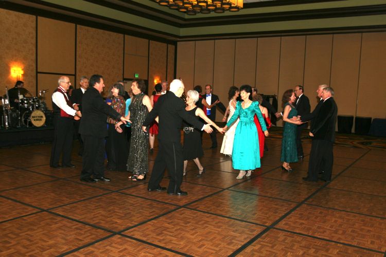 Dancing at the Snow Ball with the Nightlighters