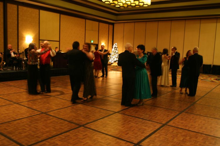 Dancing at the Snow Ball with the Nightlighters