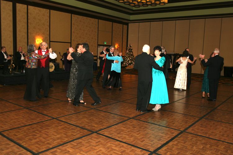 Dancing at the Snow Ball with the Nightlighters