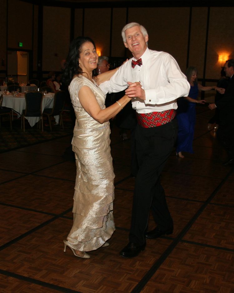 Dancing at the Snow Ball with the Nightlighters