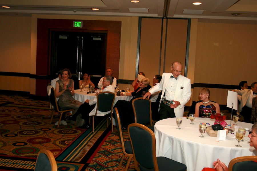 Post dinner dancing at the 2012 Nightlighters Rose Ball