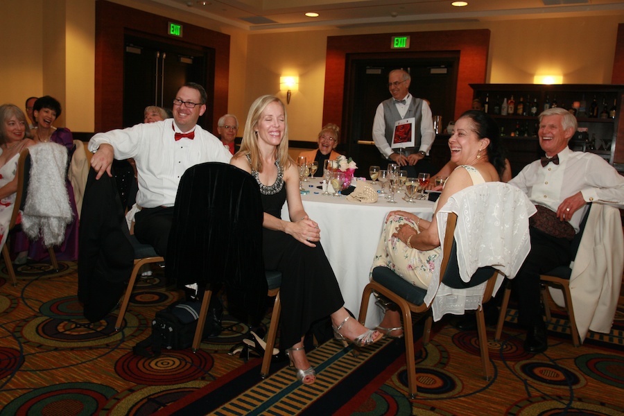 Post dinner dancing at the 2012 Nightlighters Rose Ball