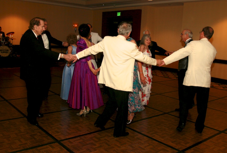 Post dinner dancing at the 2012 Nightlighters Rose Ball