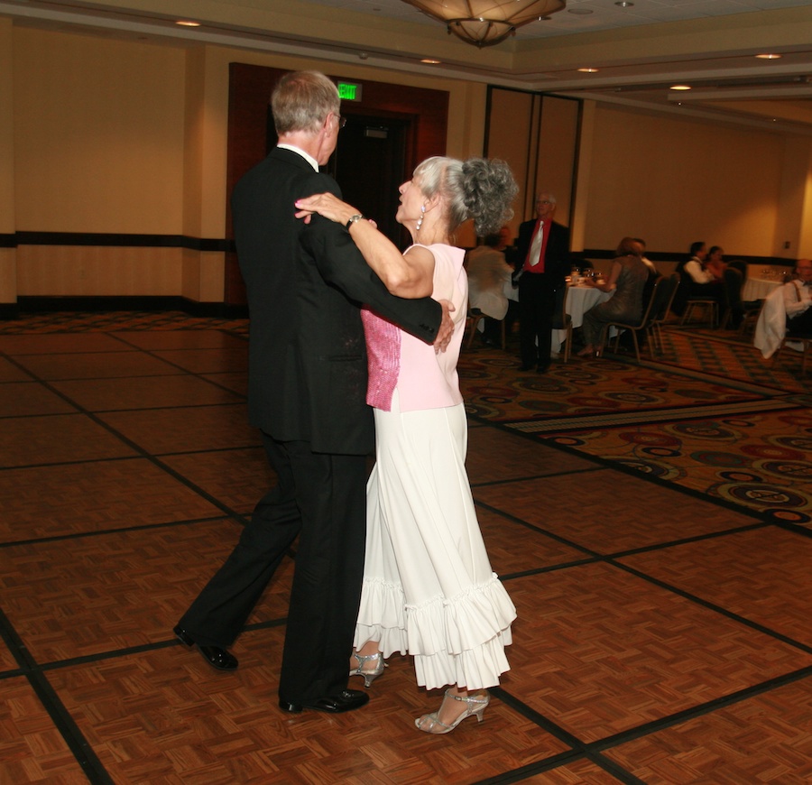 Post dinner dancing at the 2012 Nightlighters Rose Ball