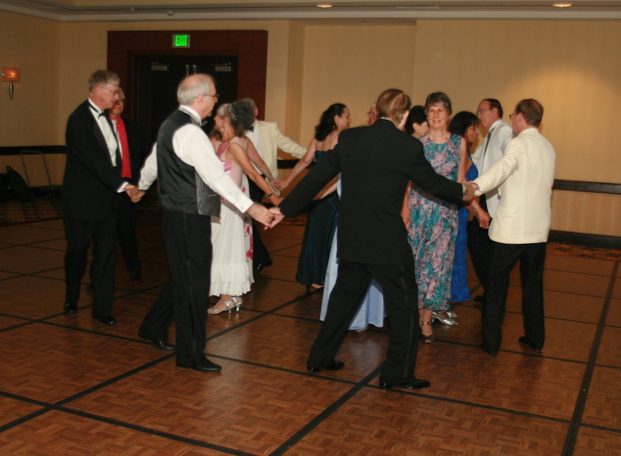 Post dinner dancing at the 2012 Nightlighters Rose Ball