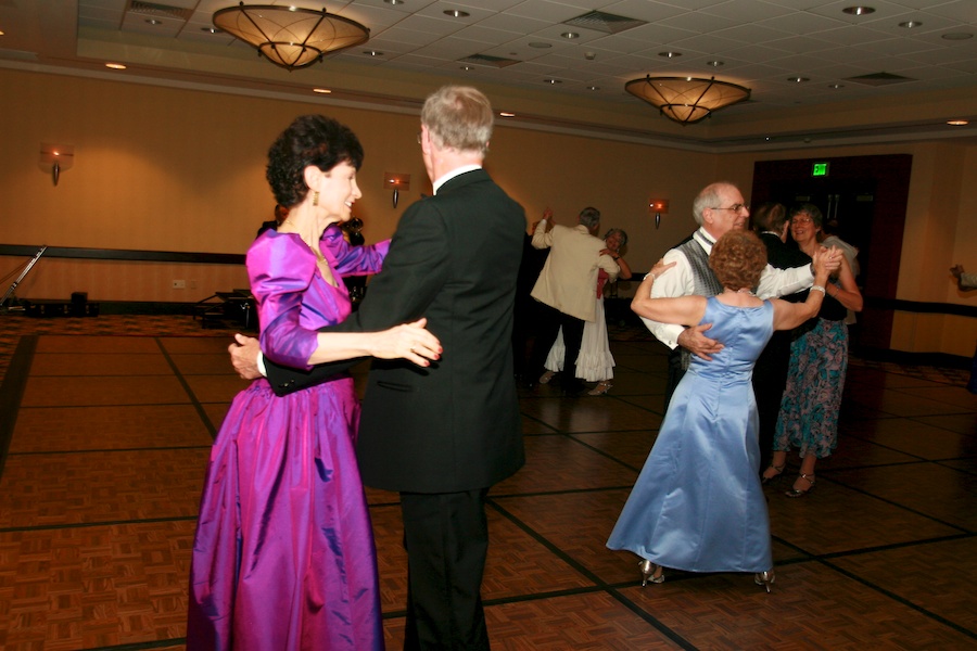 Post dinner dancing at the 2012 Nightlighters Rose Ball