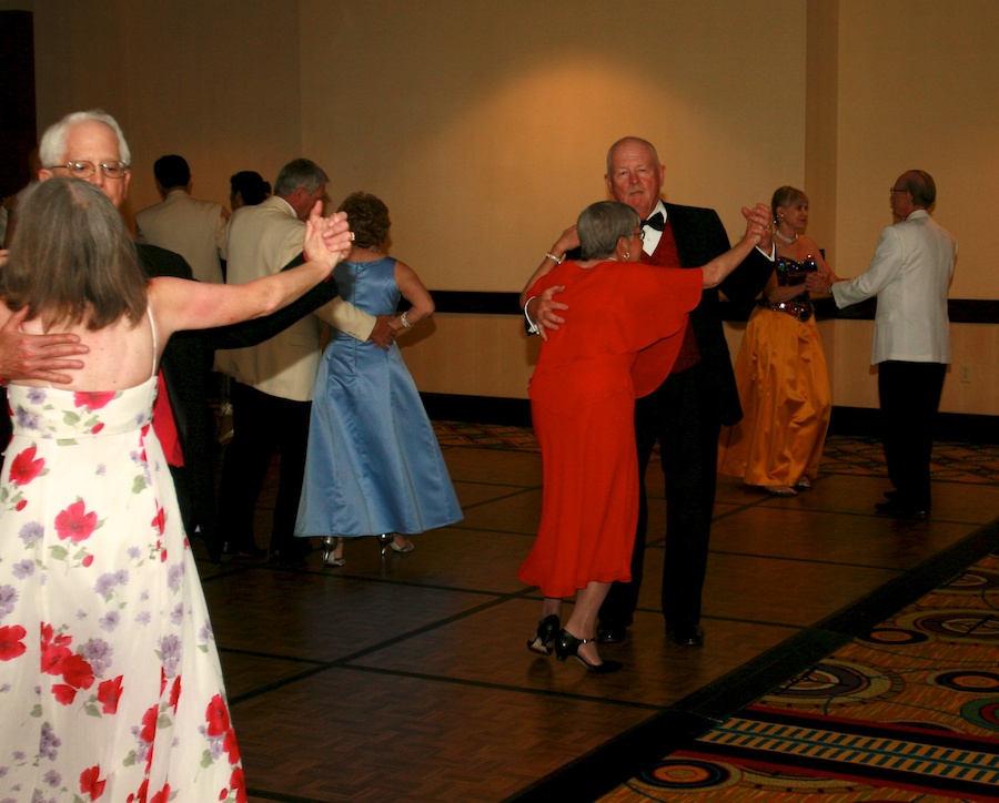 Post dinner dancing at the 2012 Nightlighters Rose Ball