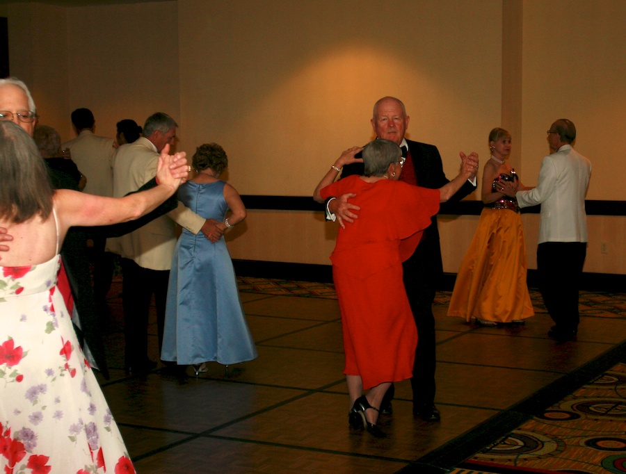 Post dinner dancing at the 2012 Nightlighters Rose Ball