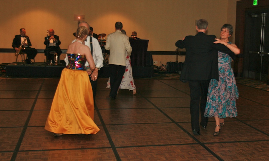 Post dinner dancing at the 2012 Nightlighters Rose Ball