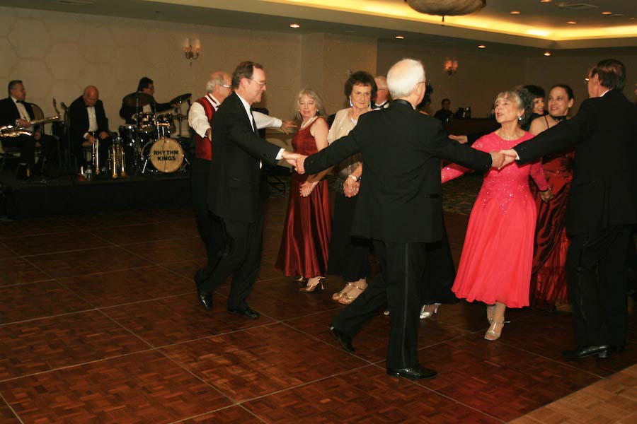 The after-dinner dancing continues as the Nightlighters December 2012