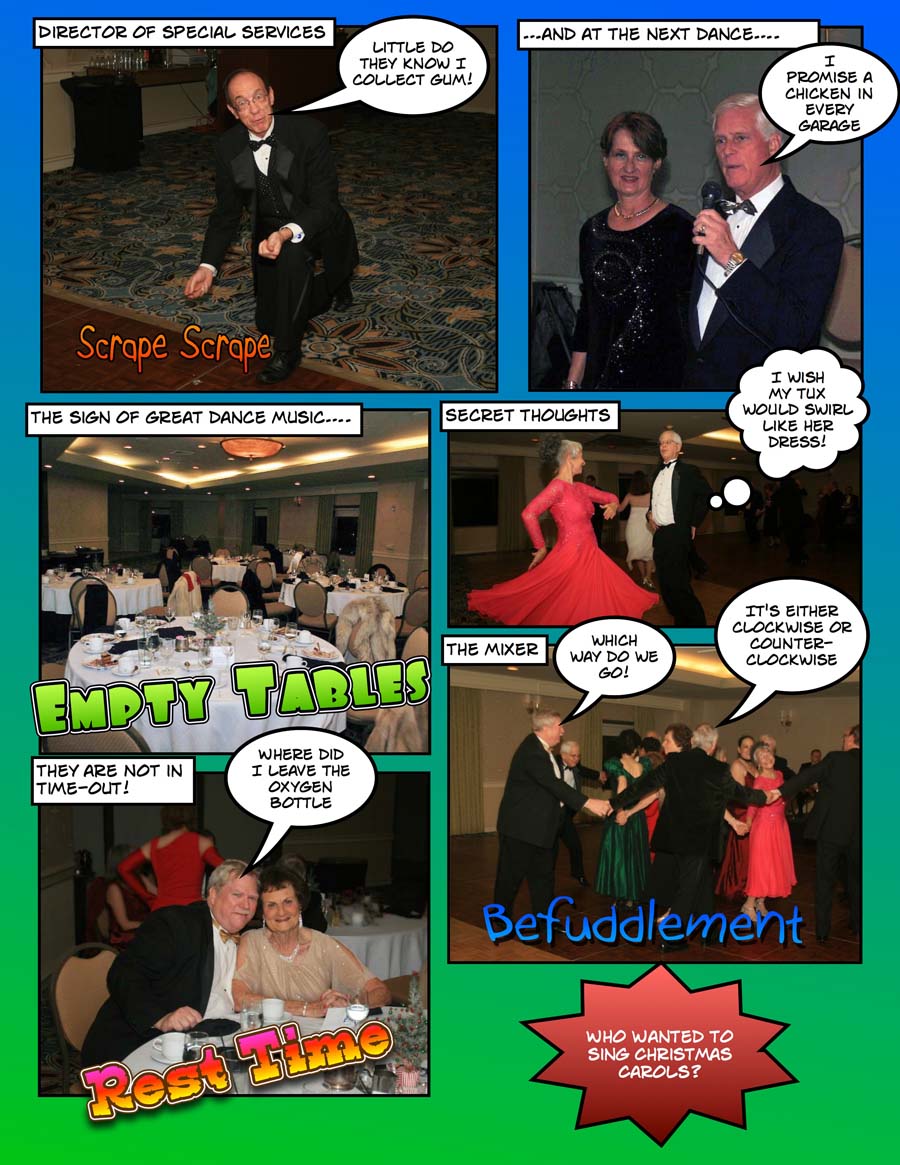 The comic view of the Nightlighters (Victorian Christmas) December 2012 Dance