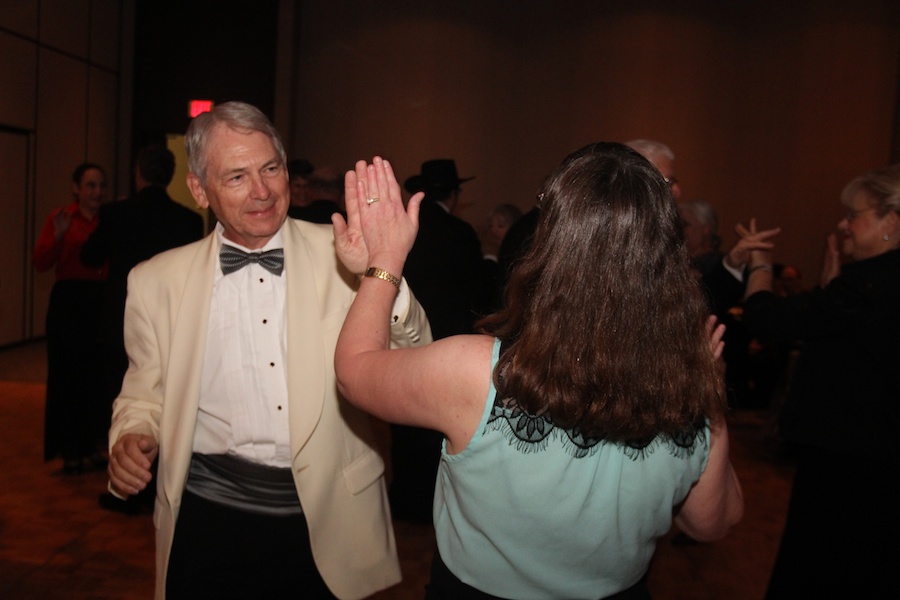 Serious dancing at the Nightlighters April 2013