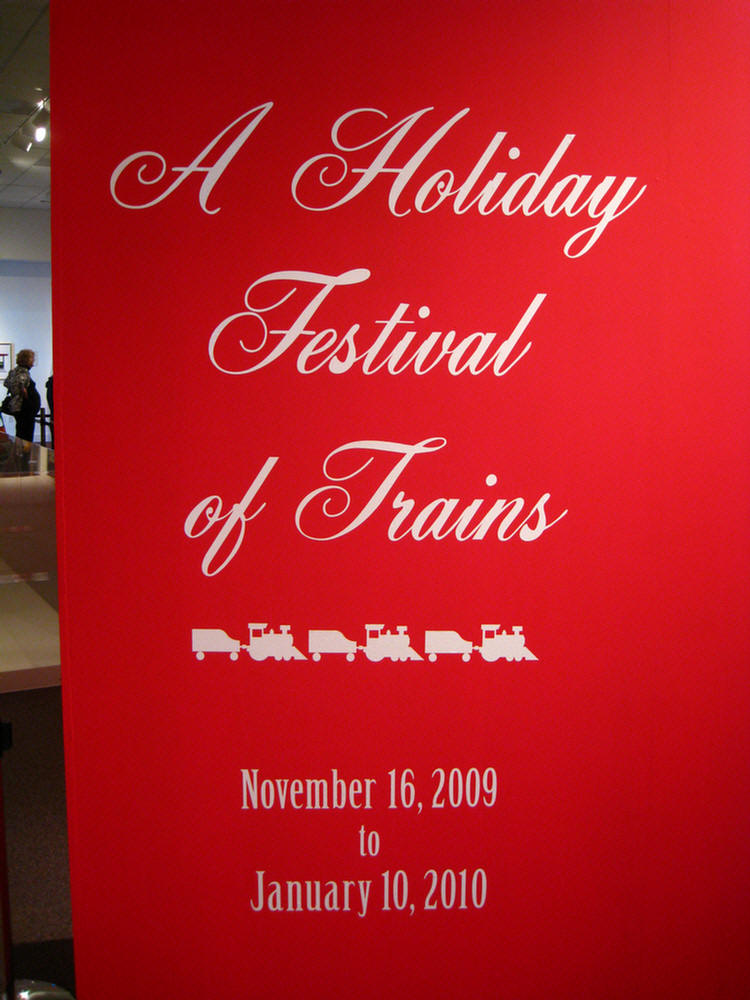 Nixon Library Trains Display 1/8/2010