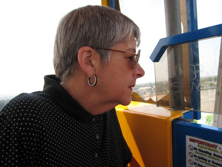 Jeanette visits the fair on
 day two 2008