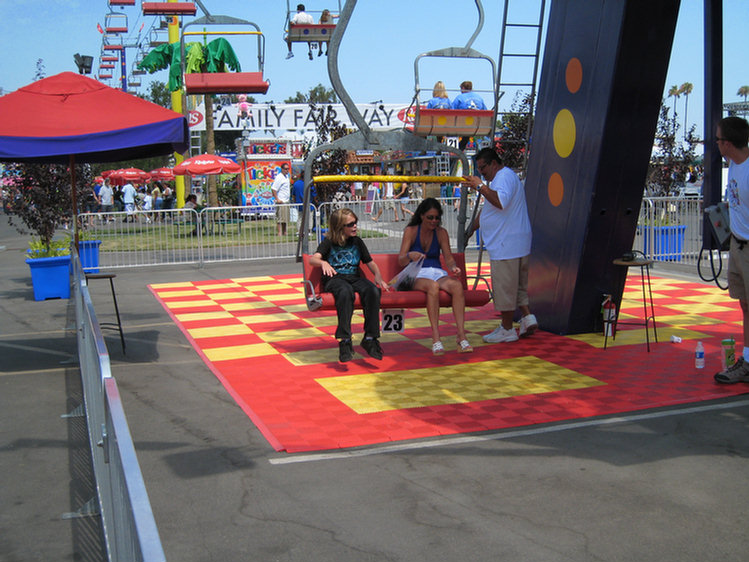 Jeanette visits the fair on
 day two 2008