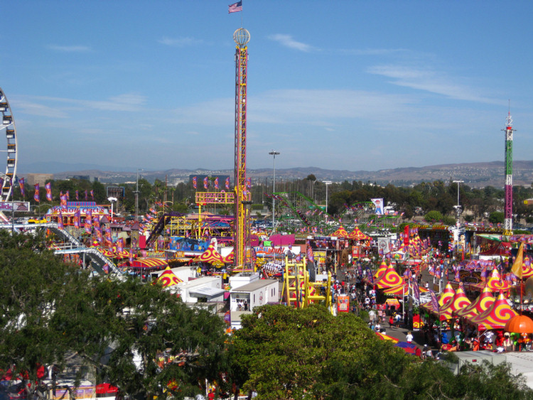 At the fair on opening day