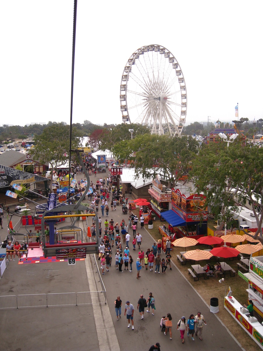 OC Fair July 14th 2012 cinnamon rools and livestock